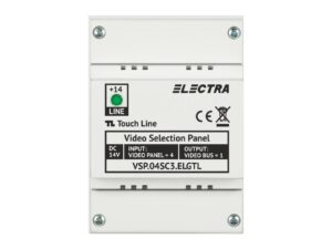 Doza derivatie panouri video videointerfon Electra, 4 intrari, maxim 3 panouri video aditionale, carcasa ABS, montaj sina DIN, VSP.04SC3.ELGTL Doza derivatie panouri video videointerfon Electra, 4 intrari, maxim 3 panouri video aditionale, carcasa ABS, montaj sina DIN, VSP.04SC3.ELGTL
