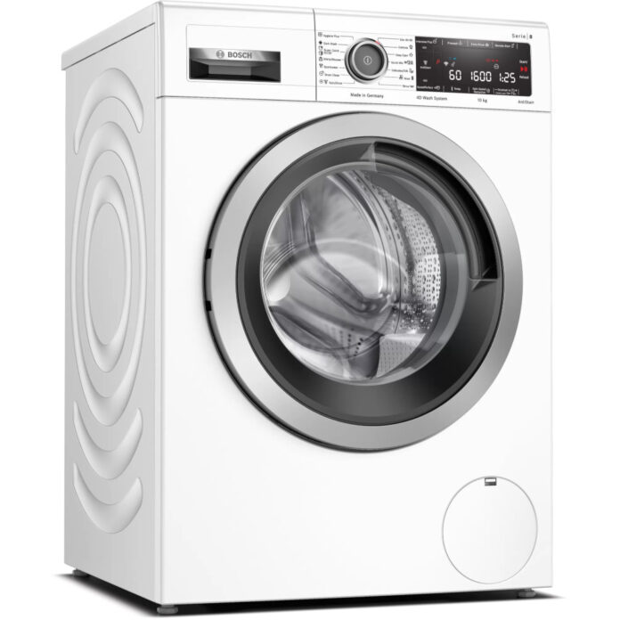 Masina de spalat rufe Bosch WAX32MH1BY, 1600 RPM, 10 kg, Speed Perfect, Home Connect, AquaStop, Drum Clean, EcoSilence Drive, Activewater Plus, Anti-Pete, Alb, Clasa B Masina de spalat rufe Bosch WAX32MH1BY, 1600 RPM, 10 kg, Speed Perfect, Home Connect, AquaStop, Drum Clean, EcoSilence Drive, Activewater Plus, Anti-Pete, Alb, Clasa B