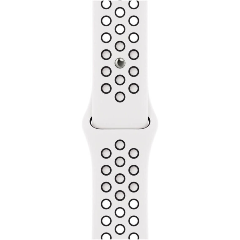 Curea pentru Apple Watch 41mm, Nike Sport Band, Summit White/Black