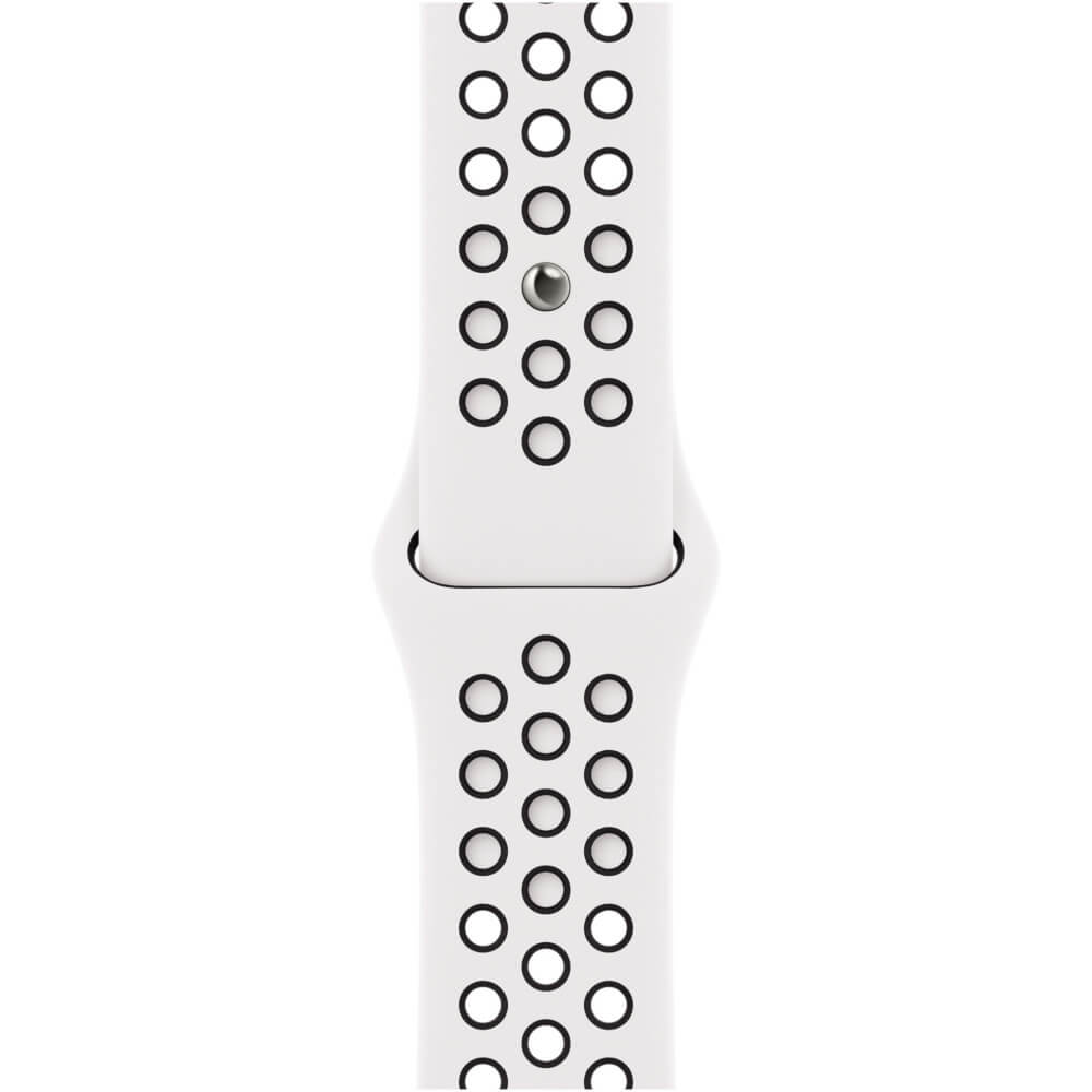 Curea pentru Apple Watch 41mm, Nike Sport Band, Summit White/Black Curea pentru Apple Watch 41mm, Nike Sport Band, Summit White/Black