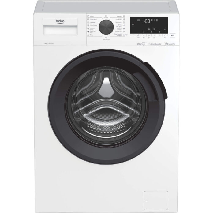 Masina de spalat rufe Beko WUE7626XBW, 1200 RPM, 7 kg, 15 programe, SteamCure, DrumClean, AddXtra, AquaWave, Remote Control, HomeWhiz, OptiSense, Clasa A Masina de spalat rufe Beko WUE7626XBW, 1200 RPM, 7 kg, 15 programe, SteamCure, DrumClean, AddXtra, AquaWave, Remote Control, HomeWhiz, OptiSense, Clasa A