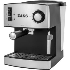 Espressor manual Zass ZEM 04, 850 W, 1.6 L, 15 bar, Argintiu Espressor manual Zass ZEM 04, 850 W, 1.6 L, 15 bar, Argintiu