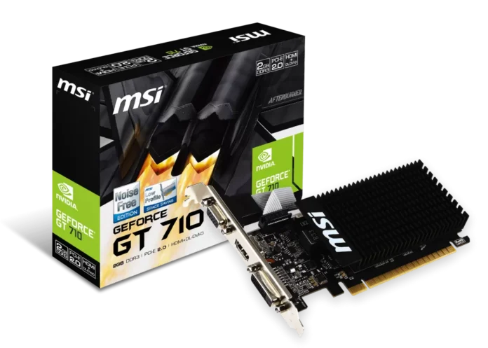 Placa Video MSI nVidia GeForce GT 710 2GB DDR3 64 biti Placa Video MSI nVidia GeForce GT 710 2GB DDR3 64 biti