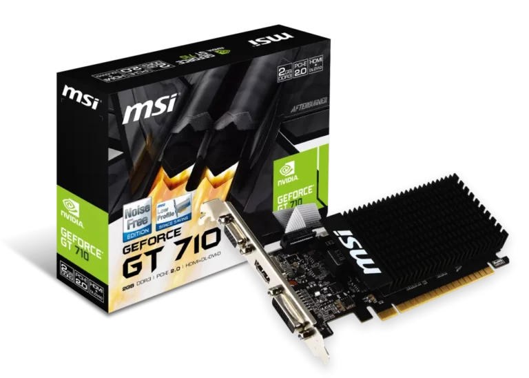 Placa Video MSI nVidia GeForce GT 710  2GB DDR3  64 biti