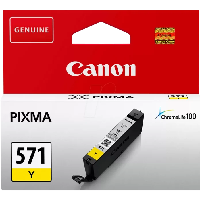 Cartus Inkjet Canon CLI-571Y Yellow 7ml Cartus Inkjet Canon CLI-571Y Yellow 7ml
