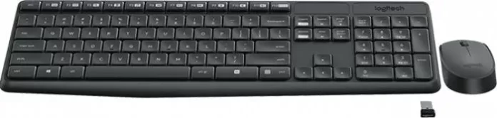 Kit Tastatura & Mouse Wireless Logitech MK235 Kit Tastatura & Mouse Wireless Logitech MK235
