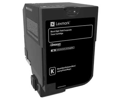 Cartus Toner Lexmark 74C2HKE Black Cartus Toner Lexmark 74C2HKE Black