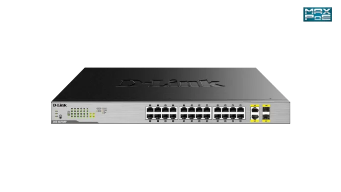 Switch D-Link 26 Port Gigabit Max PoE  fara management  cu PoE+  24xGbE-RJ45  2xCombo GbE-RJ45/SFP Uplink