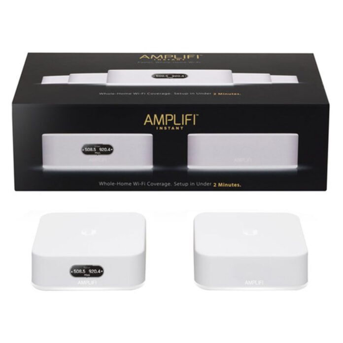 Router wireless cu MeshPoint Ubiquiti AmpliFi Instant AFi-INS, 300 Mbps/867 Mbps, 2.4 / 5 GHz, 3 porturi, ecran tactil Router wireless cu MeshPoint Ubiquiti AmpliFi Instant AFi-INS, 300 Mbps/867 Mbps, 2.4 / 5 GHz, 3 porturi, ecran tactil