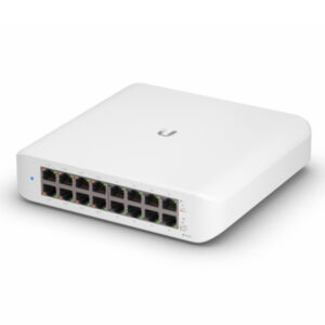 Switch Gigabit cu 16 porturi Ubiquiti UniFi USW-LITE-16-POE, 16 Gbps, 8 porturi PoE, cu management Switch Gigabit cu 16 porturi Ubiquiti UniFi USW-LITE-16-POE, 16 Gbps, 8 porturi PoE, cu management