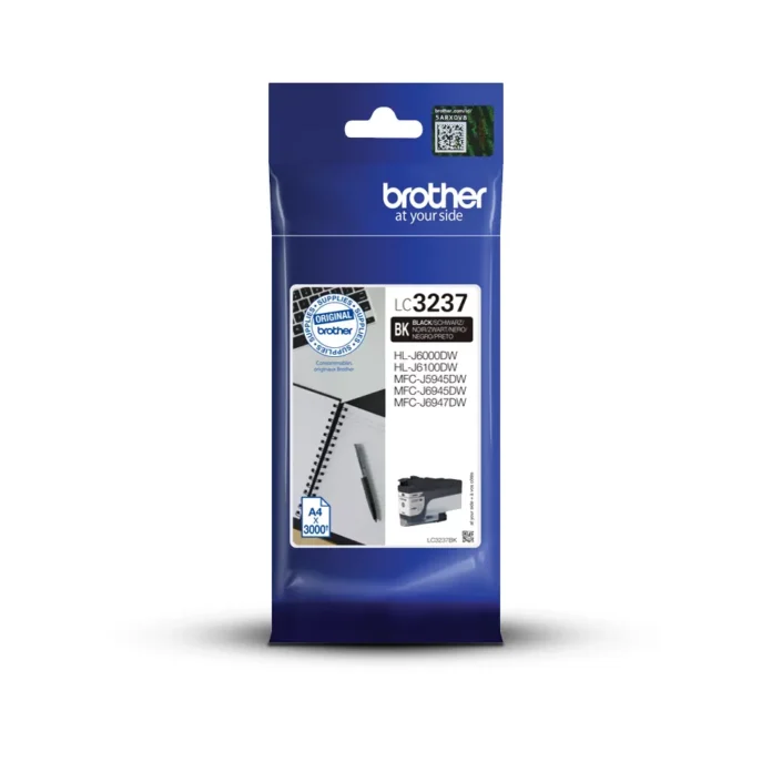 Cartus Inkjet Brother LC3237BK 3000 pagini Black Cartus Inkjet Brother LC3237BK 3000 pagini Black