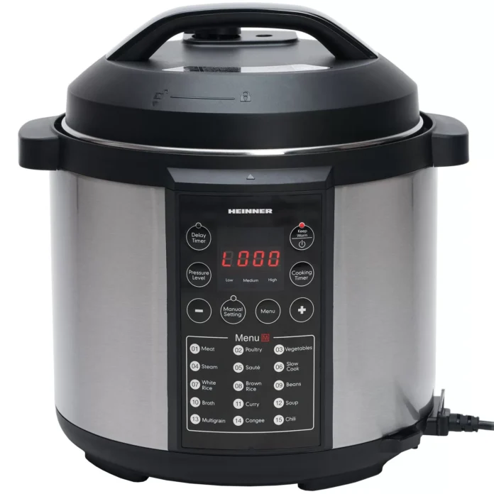 Multicooker cu gatire la presiune Heinner Alacarte HPCK-6IX 6L 15 programe Argintiu Multicooker cu gatire la presiune Heinner Alacarte HPCK-6IX 6L 15 programe Argintiu