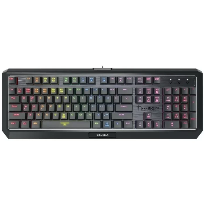 Tastatura Gaming Gamdias Hermes P3 Black Tastatura Gaming Gamdias Hermes P3 Black