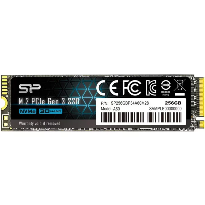 SSD Silicon Power P34A60 256GB M.2 2280 SSD Silicon Power P34A60 256GB M.2 2280