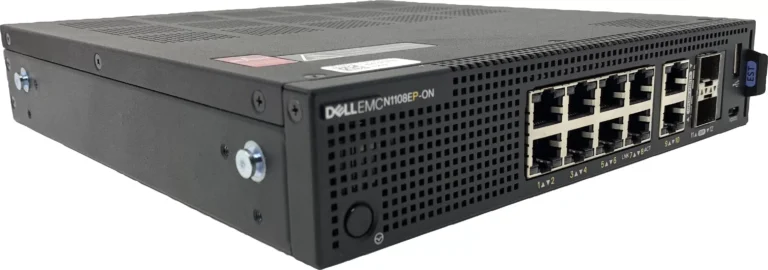 Switch Dell N1108EP  cu management  cu PoE  8x1000Mbps-RJ45 (PoE+) + 2xSFP