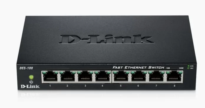 Switch D-Link DES-108 fara management fara PoE 8x100Mbps-RJ45 Switch D-Link DES-108 fara management fara PoE 8x100Mbps-RJ45
