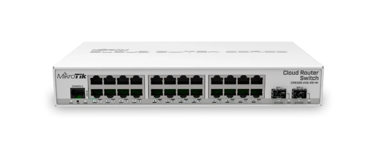 Switch Mikrotik CRS326-24G-2S+IN  cu management  cu PoE  24x1000Mbps + 2xSFP+