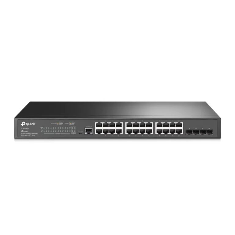Switch Tp-Link TL-SG3428  cu management  fara PoE  24x1000Mbps RJ45 + 4 x SFP