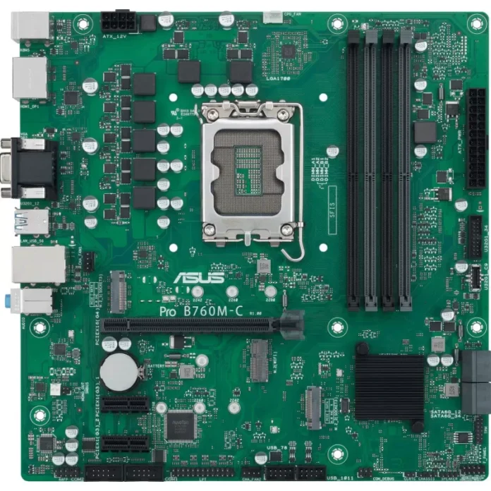 Placa de baza ASUS PRO B760M-C-CSM socket 1700 Placa de baza ASUS PRO B760M-C-CSM socket 1700