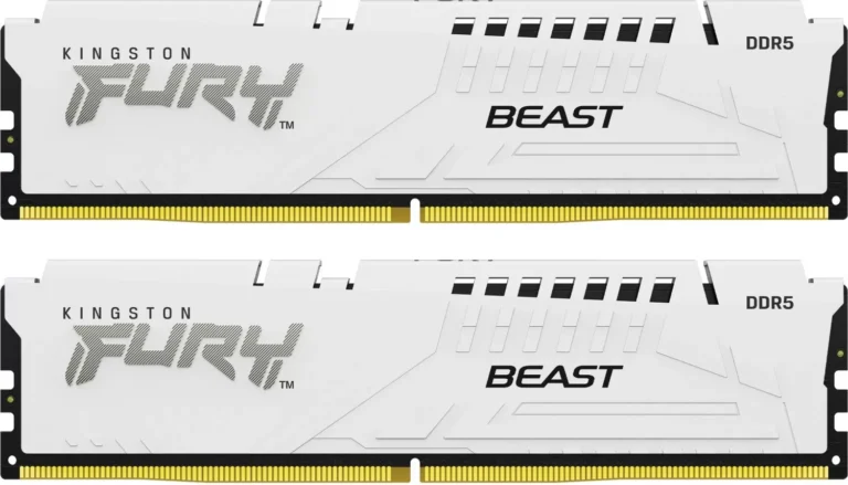 Memorie Desktop Kingston Fury Beast  64GB(2 x 32GB) DDR5  6000Mhz  White  EXPO