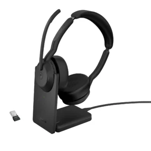 Casti Jabra Evolve2 55 Link380a UC Stereo Charging Stand Casti Jabra Evolve2 55 Link380a UC Stereo Charging Stand