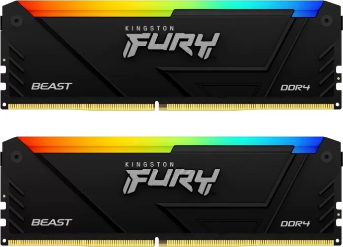Memorie Desktop Kingston Fury Beast RGB 16GB(2 x 8GB) DDR4 3600Mhz CL17 Memorie Desktop Kingston Fury Beast RGB 16GB(2 x 8GB) DDR4 3600Mhz CL17