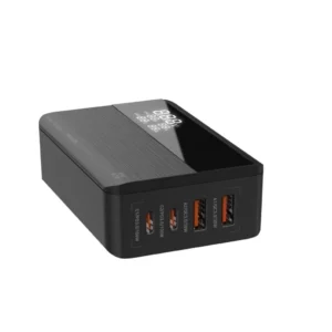 Incarcator retea Serioux QC100WGAN 100W GaN 2x USB-C 2x USB-A Black Incarcator retea Serioux QC100WGAN 100W GaN 2x USB-C 2x USB-A Black