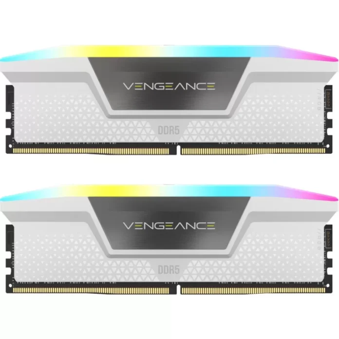 Memorie Desktop Corsair Vengeance RGB 32GB(2 x 16GB) DDR5 6400Mhz CL36 White Memorie Desktop Corsair Vengeance RGB 32GB(2 x 16GB) DDR5 6400Mhz CL36 White