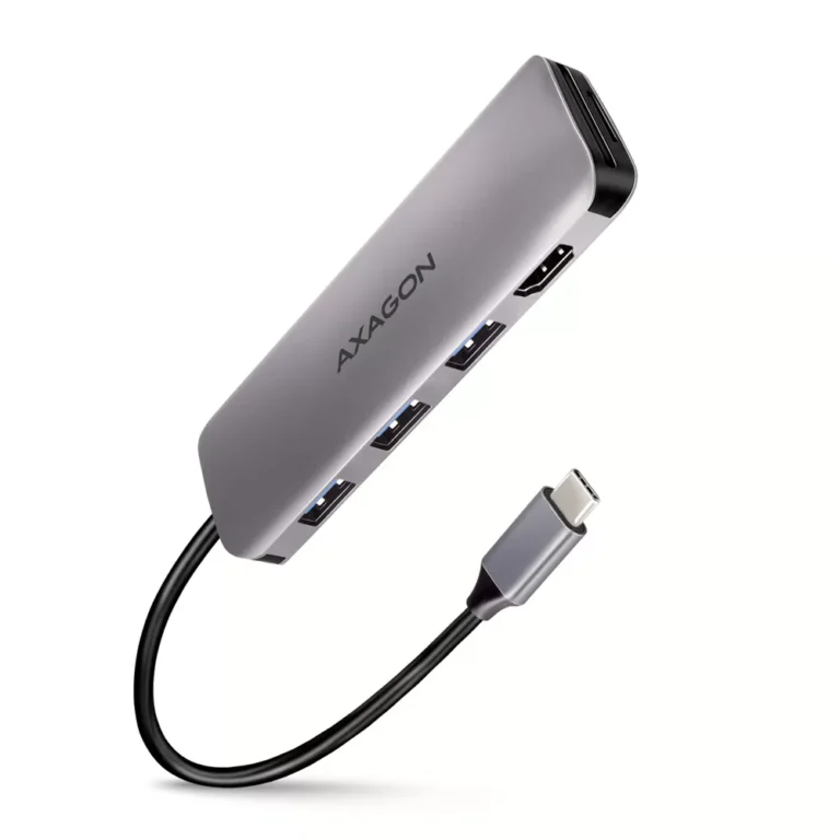 Hub USB Axagon HMC-HCR3A  USB-C  3x USB-A + HDMI + SD/microSD