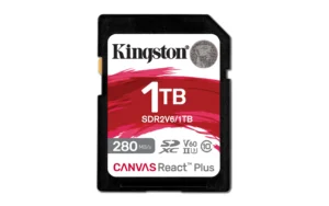 Card de memorie Kingston Canvas React Plus 1TB SDXC UHS-II U3 V60 Card de memorie Kingston Canvas React Plus 1TB SDXC UHS-II U3 V60