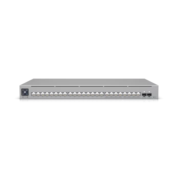 Switch Ubiquiti USW-Pro-Max-24 cu management fara PoE 16x1000Mbps RJ45 + 8x2500Mbps RJ45 + 2xSFP+ Switch Ubiquiti USW-Pro-Max-24 cu management fara PoE 16x1000Mbps RJ45 + 8x2500Mbps RJ45 + 2xSFP+