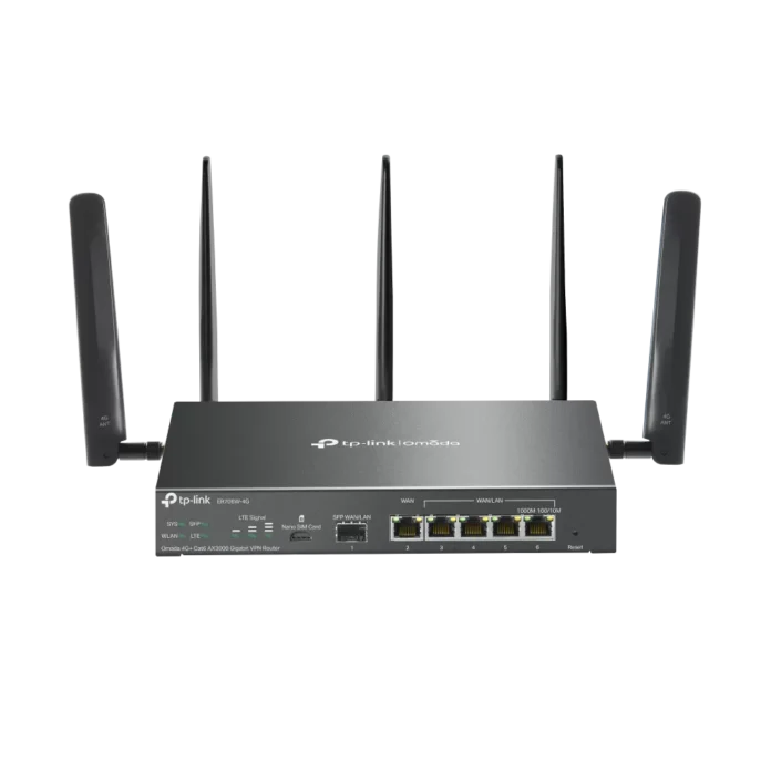 Router Tp-Link Omada ER706W-4G AX3000 WiFi6 4G Router Tp-Link Omada ER706W-4G AX3000 WiFi6 4G