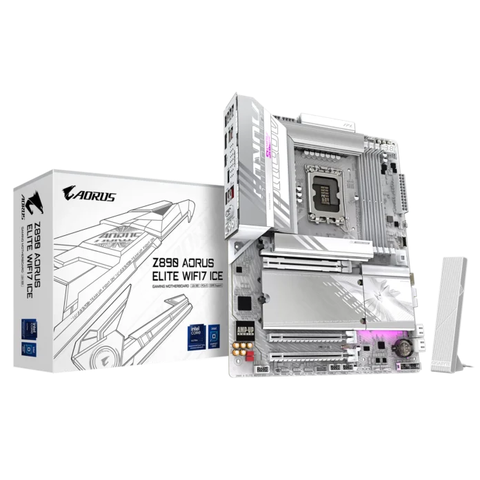 Placa de baza Gigabyte Z890 AORUS ELITE WIFI7 ICE Socket 1851 Placa de baza Gigabyte Z890 AORUS ELITE WIFI7 ICE Socket 1851