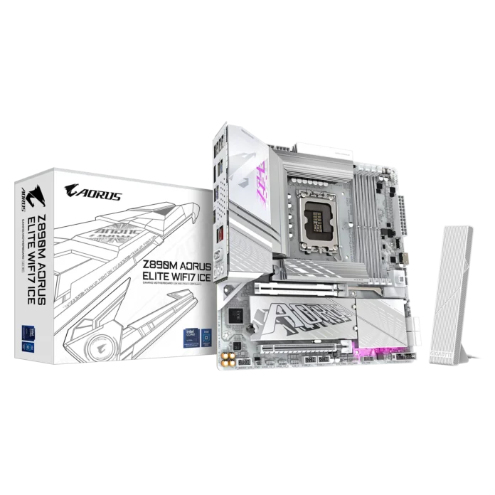 Placa de baza Gigabyte Z890M AORUS ELITE WIFI7 ICE  Socket 1851