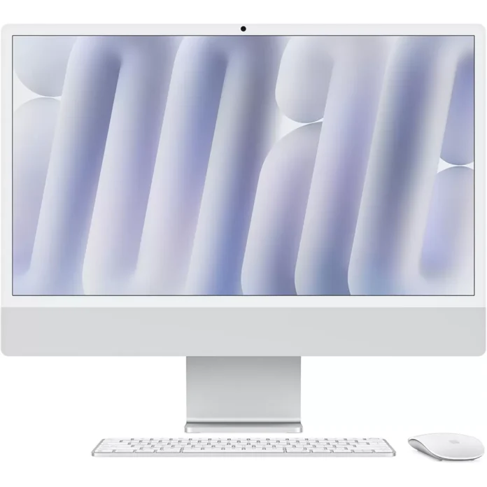 Sistem All-In-One Apple iMac 2024 24″ Retina 4.5K Apple M4 10-core CPU 10-core GPU RAM 16GB SSD 256GB Tastatura INT Mac OS Sequoia Silver Sistem All-In-One Apple iMac 2024 24″ Retina 4.5K Apple M4 10-core CPU 10-core GPU RAM 16GB SSD 256GB Tastatura INT Mac OS Sequoia Silver
