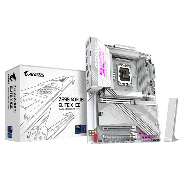 Placa de baza Gigabyte Z890 AORUS ELITE X ICE Socket 1851 Placa de baza Gigabyte Z890 AORUS ELITE X ICE Socket 1851