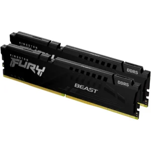 Memorie Desktop Kingston Fury Beast 16GB(2 x 8GB) DDR5 6000Mhz CL30 AMD Expo Black Memorie Desktop Kingston Fury Beast 16GB(2 x 8GB) DDR5 6000Mhz CL30 AMD Expo Black