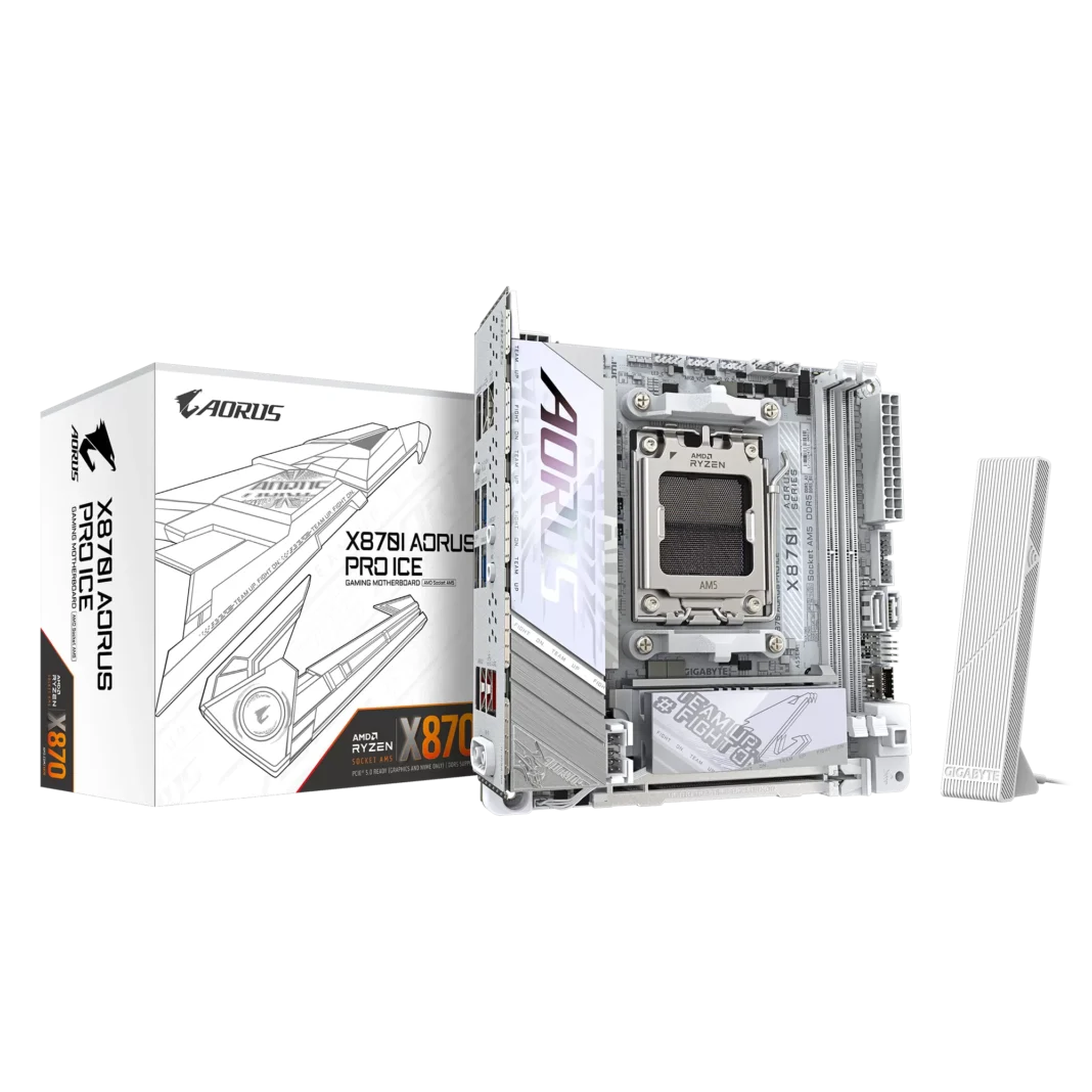 Placa de baza Gigabyte X870I AORUS PRO ICE Socket AM5 Placa de baza Gigabyte X870I AORUS PRO ICE Socket AM5