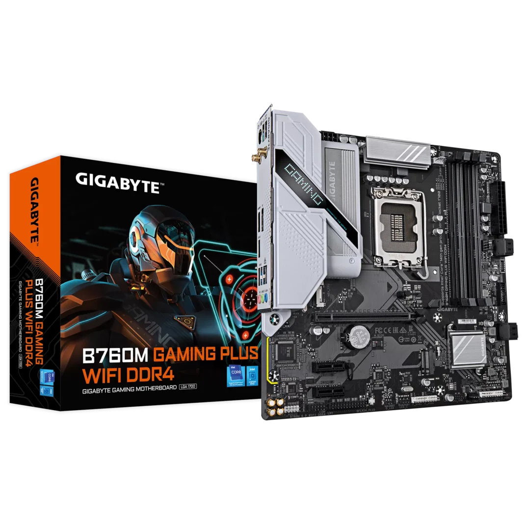 Placa de baza Gigabyte B760M GAMING PLUS WIFI DDR4 socket 1700 Placa de baza Gigabyte B760M GAMING PLUS WIFI DDR4 socket 1700
