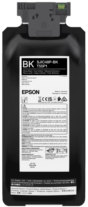 Cartus Inkjet Epson SJIC48P-BK 480ml Black Cartus Inkjet Epson SJIC48P-BK 480ml Black