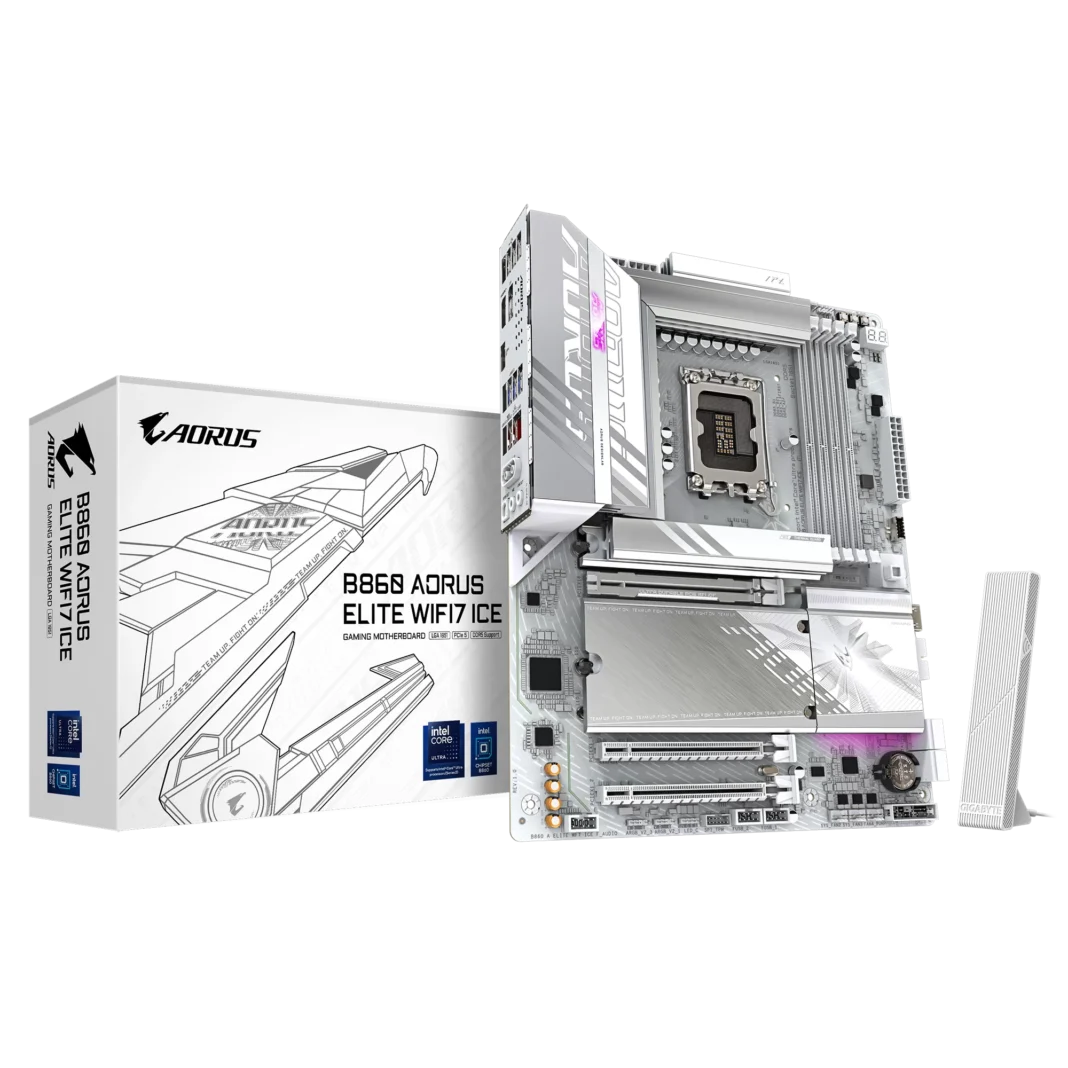 Placa de baza Gigabyte B860 AORUS ELITE WIFI7 ICE  Socket 1851