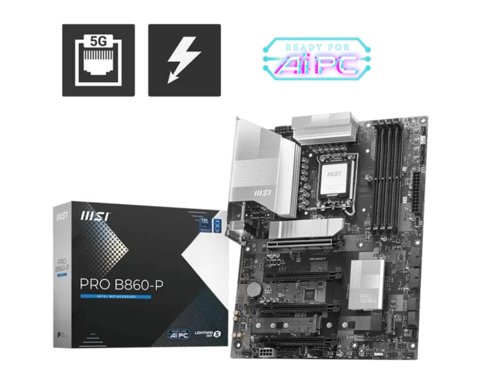 Placa de baza MSI PRO B860-P Socket 1851 Placa de baza MSI PRO B860-P Socket 1851