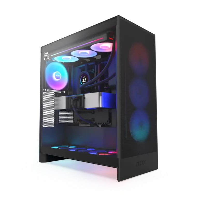 Carcasa PC NZXT H7 Flow RGB (2024)  Matte White