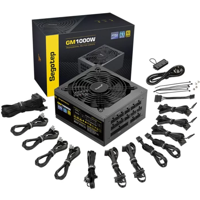 Sursa PC Segotep GM1000W ATX3.1 Modulara 1000W Black Sursa PC Segotep GM1000W ATX3.1 Modulara 1000W Black