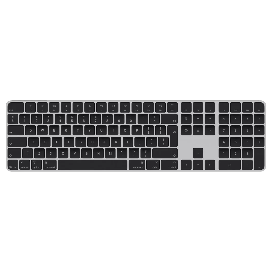 Tastatura Apple Magic Keyboard (2024) MXK83Z/A cu Touch ID si Numeric Keypad Layout INT Black Keys Tastatura Apple Magic Keyboard (2024) MXK83Z/A cu Touch ID si Numeric Keypad Layout INT Black Keys