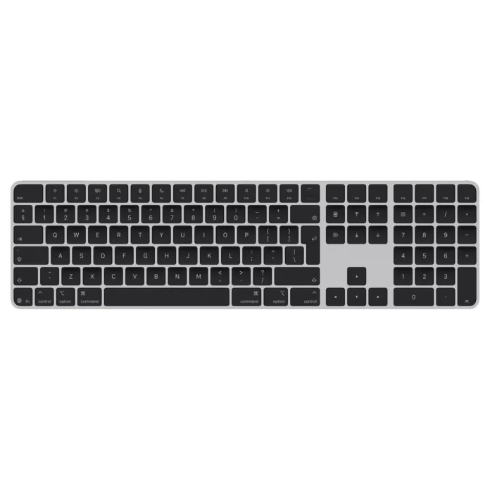 Tastatura Apple Magic Keyboard (2024) MXK83Z/A cu Touch ID si Numeric Keypad Layout INT Black Keys Tastatura Apple Magic Keyboard (2024) MXK83Z/A cu Touch ID si Numeric Keypad Layout INT Black Keys