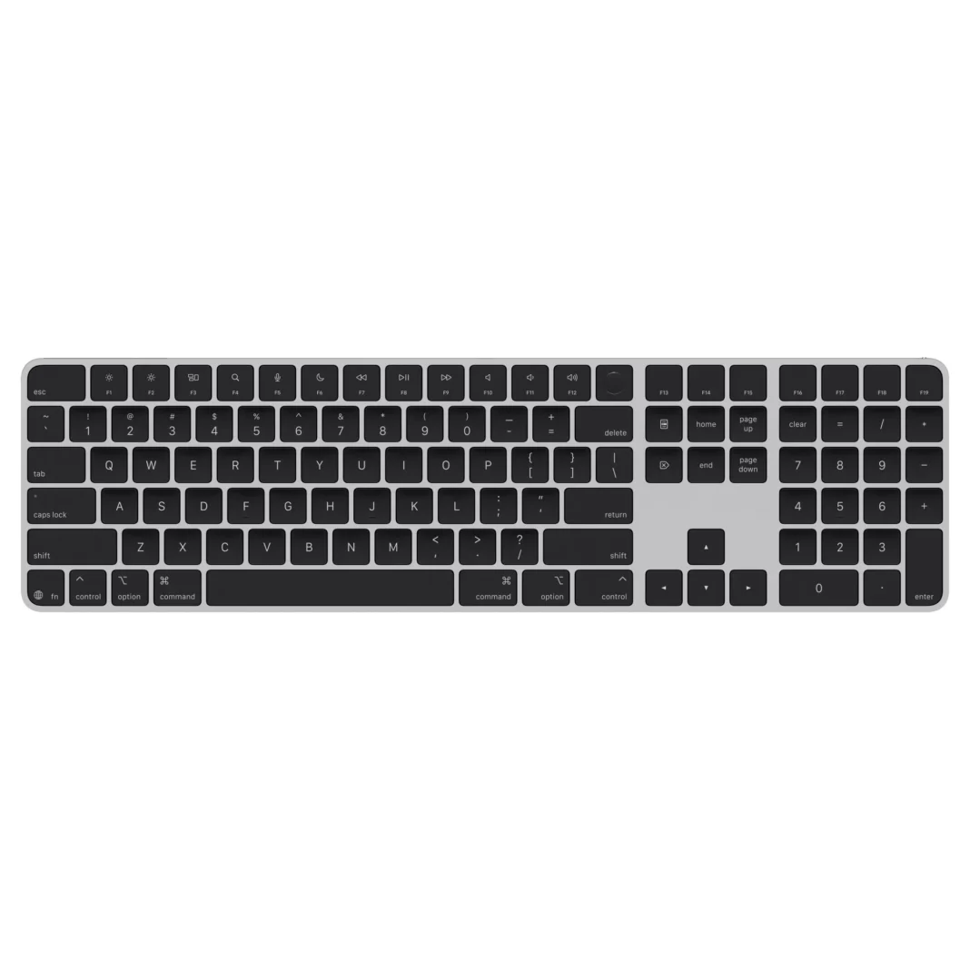 Tastatura Apple Magic Keyboard (2024) MXK83RO/A cu Touch ID si Numeric Keypad Layout INT Black Keys Tastatura Apple Magic Keyboard (2024) MXK83RO/A cu Touch ID si Numeric Keypad Layout INT Black Keys