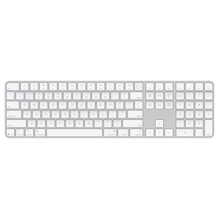 Tastatura Apple Magic Keyboard (2024) MXK73LB/A cu Touch ID si Numeric Keypad Layout US White Keys Tastatura Apple Magic Keyboard (2024) MXK73LB/A cu Touch ID si Numeric Keypad Layout US White Keys