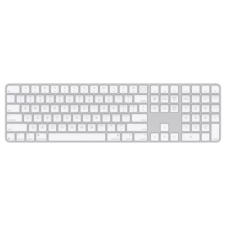 Tastatura Apple Magic Keyboard (2024) MXK73LB/A cu Touch ID si Numeric Keypad  Layout US  White Keys