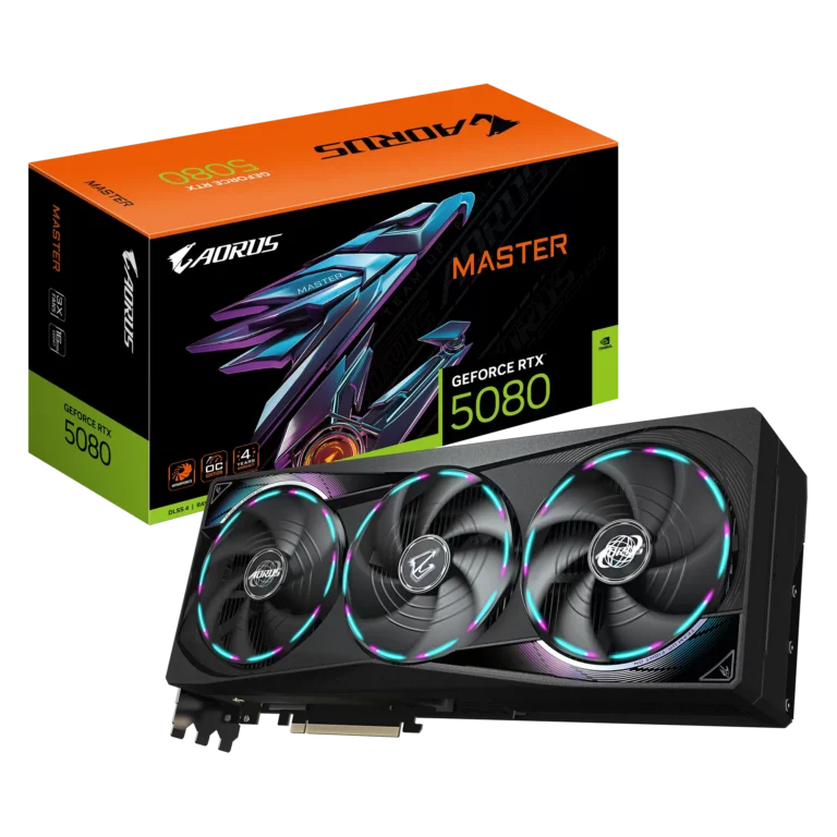 Placa Video Gigabyte AORUS GeForce RTX 5080 MASTER 16G  16GB GDDR7  256 biti
